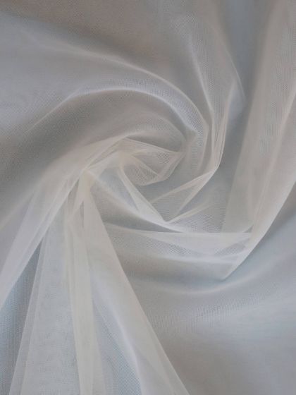 Ivory Stretch Tulle -300cm/118"