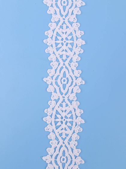 Ivory Guipure Lace Trim-4,5 cm / 1,8"